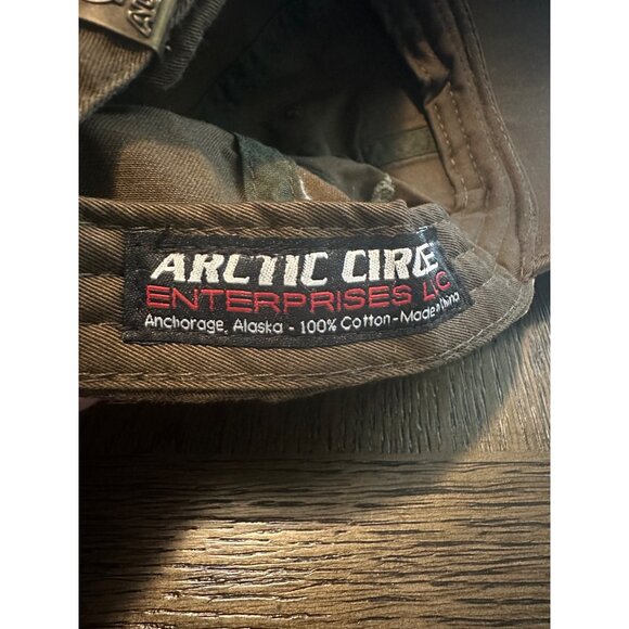 Alaska Cap By Arctic Circle Enterprises LLC - Embroidered Brown Hat With Fish De - Picture 4 of 14